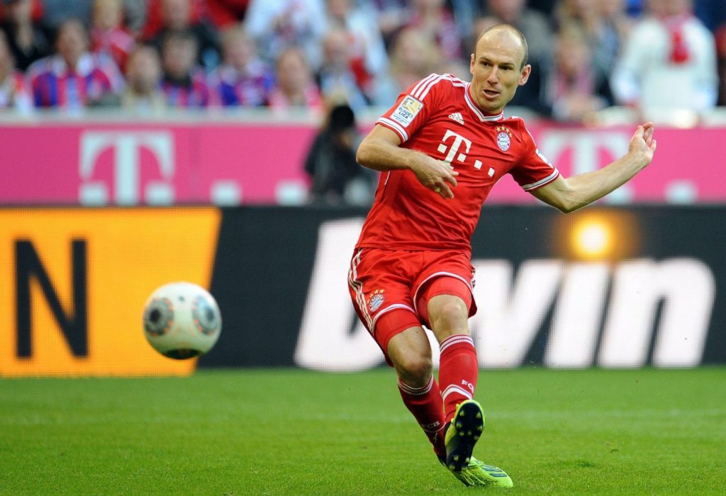 Cầu thủ có tốc độ nhanh nhất thế giới Arjen Robben 